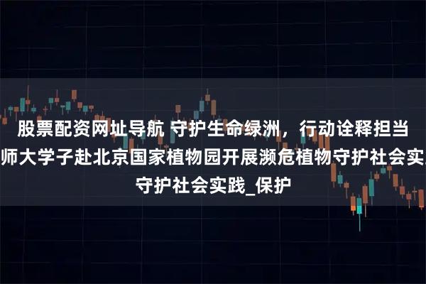 股票配资网址导航 守护生命绿洲，行动诠释担当——西北师大学子赴北京国家植物园开展濒危植物守护社会实践_保护